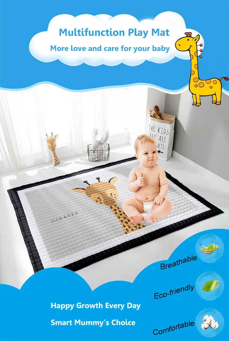 Customized Soft Comfortable Kids Children Baby Play Mat Buy Play Mat