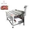 Compact multihead weigher with manual feeding for meat chicken