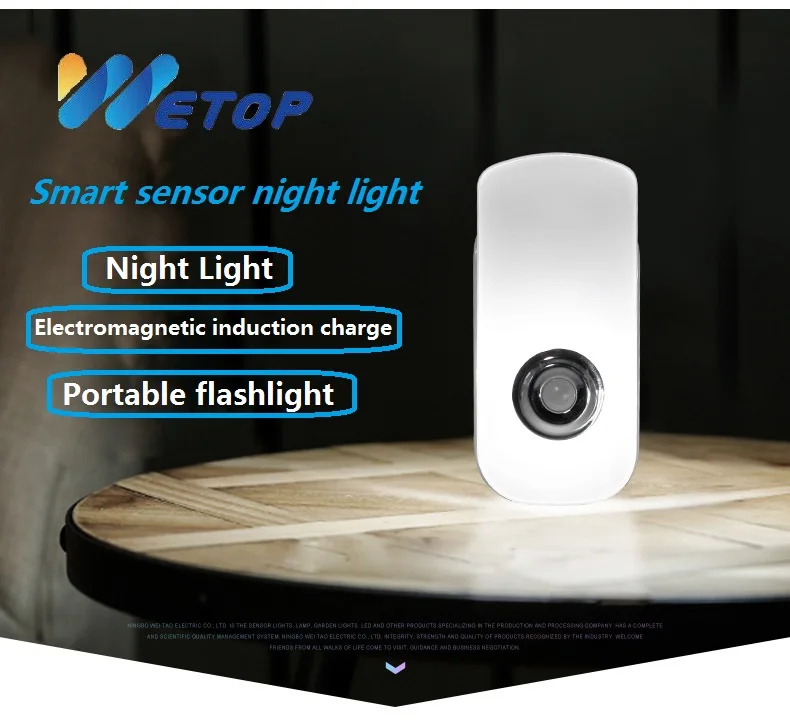 Wetop Plug in Night Light, Warm White LED Nightlight, Dusk to Dawn Sensor, Kids,Bedroom, Bathroom,Hallway, Stairs, Kitchen