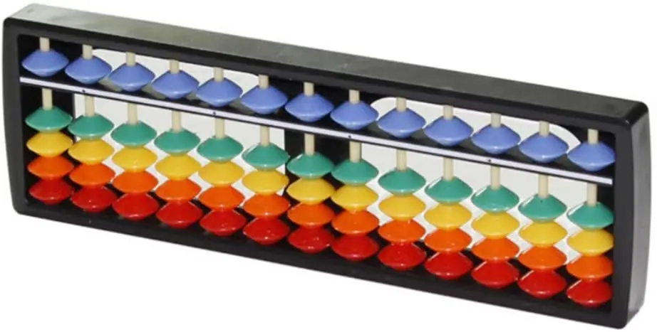 Mini Plastic Abacus Arithmetic 7 Digits Kids Maths Abacus educational Toys H&P 
