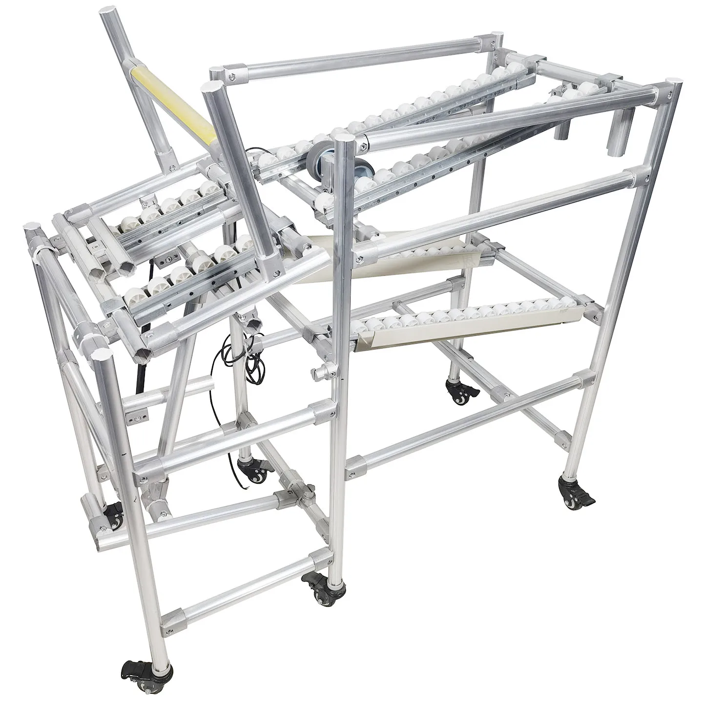 product on line recycling rack flow rack cart lcia third generation lean pipeline rod feeding empty box return box reflow rack grade-13