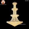 Crystal Chandelier Gold Plated