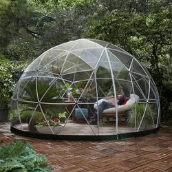 6m Luxury igloo glass dome house geodesic dome trade show tent garden igloo with factory price
