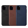 Business Style PU Skin Litchi Pattern Durable TPU Phone Case For iPhone 11 2019 5.8/6.5 inch Back Cover
