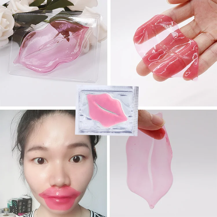 Crystal Vitamin E Hydrogel Plumping Collagen Lip Mask