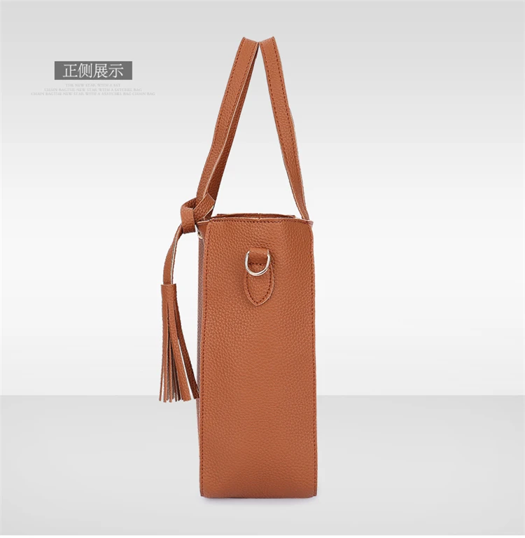 Download Fashion Pu Leather Mailing Crossbody Bag Set Tote Shopping ...