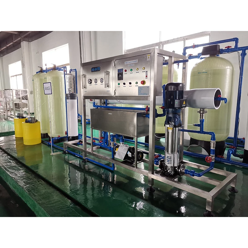 Automatic reverse osmosis waste underground spring water treatment system