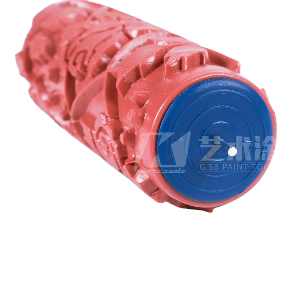 6" Dark Blue Foam Paint Roller Multifunctional Selfpainting Automatic Painting Roller Machine 6