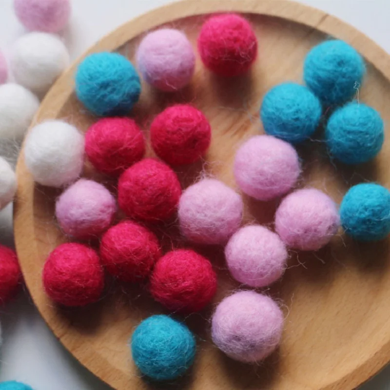 factory supply customized size wool chemical fiber tennis ball