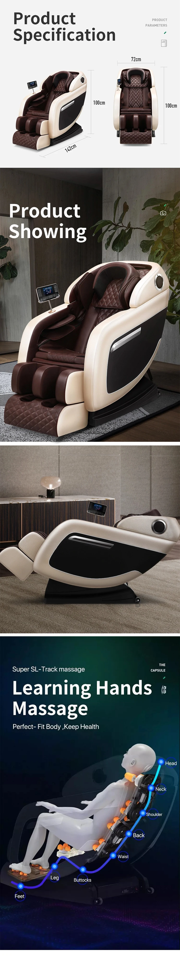 zero gravity back home massage chair