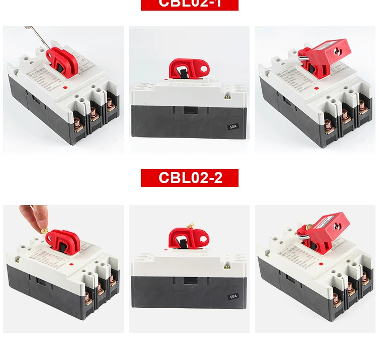 Easily Installed Convenient Electrical Circcuit Breaker Lockout Without