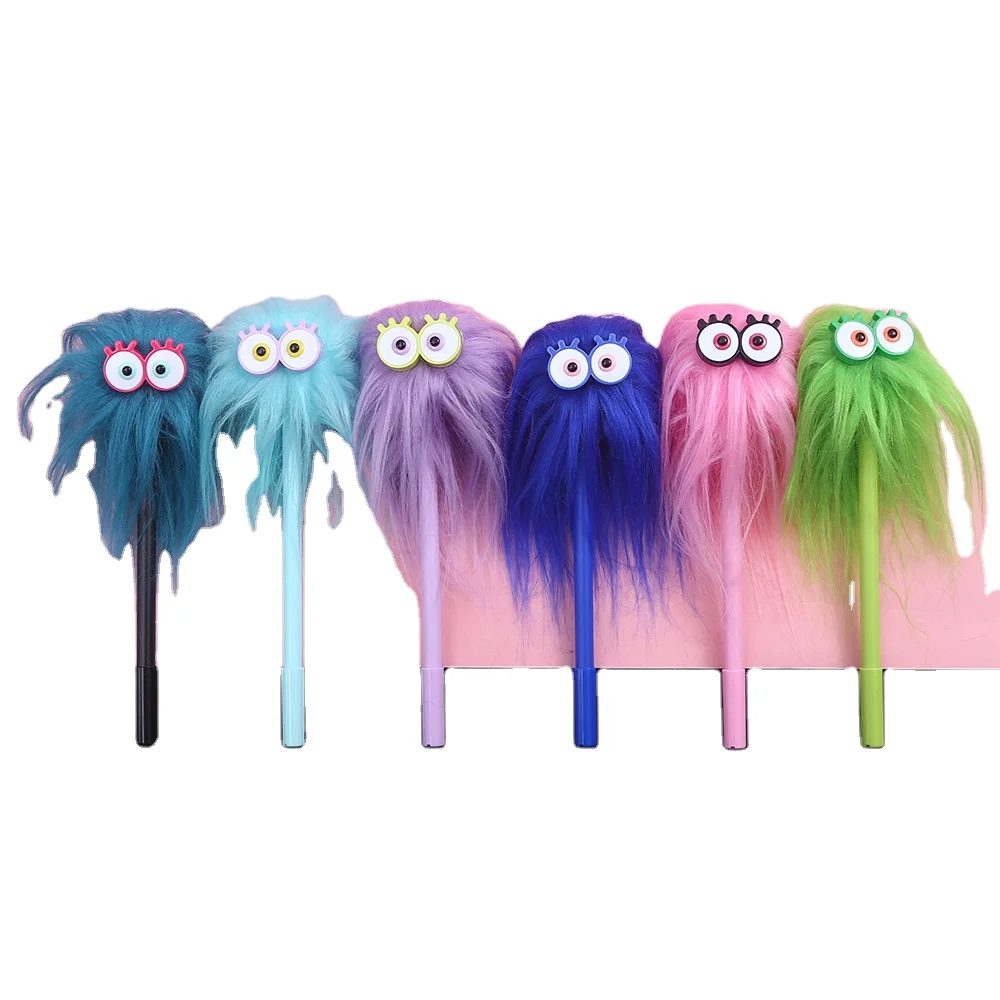 Penna gel cartoon simpatica con espressione divertente e inchiostro_voghion.com