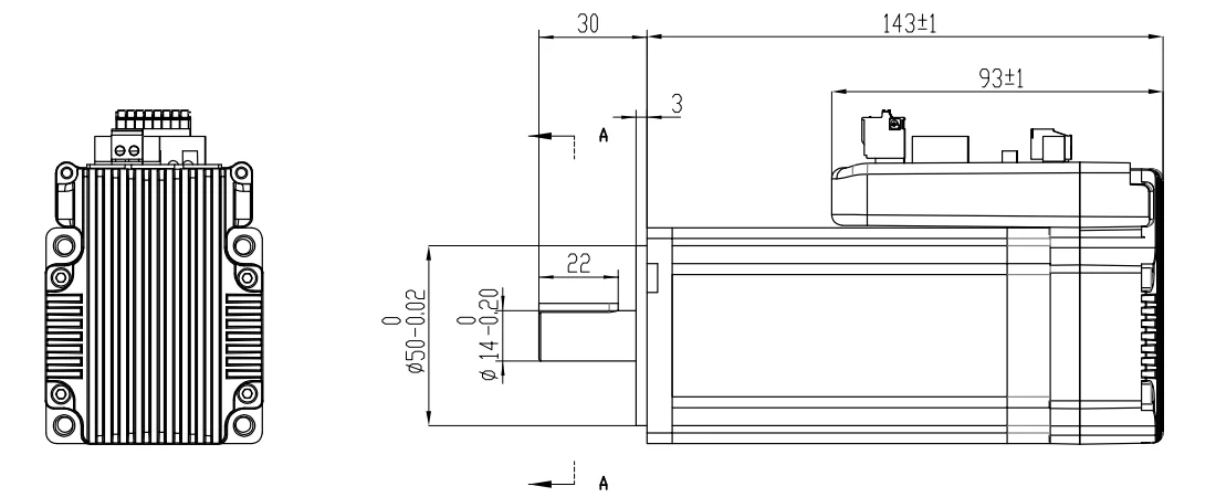 Jmc motor cinemático con integrado servotreiber 400w última versión del software 6!