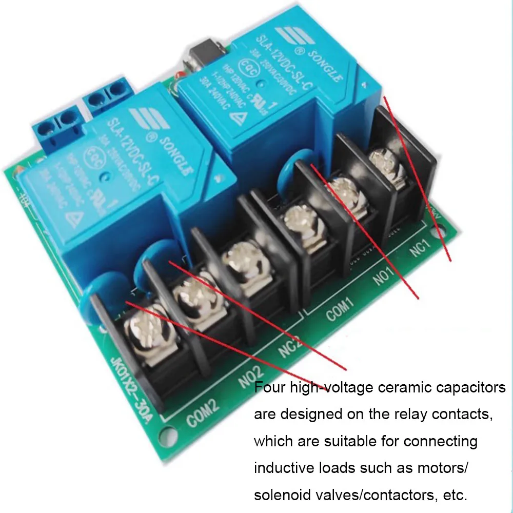 Taidacent 12V 24V 30A 2CH Multifunction DC/AC Servo Motor Controller ...