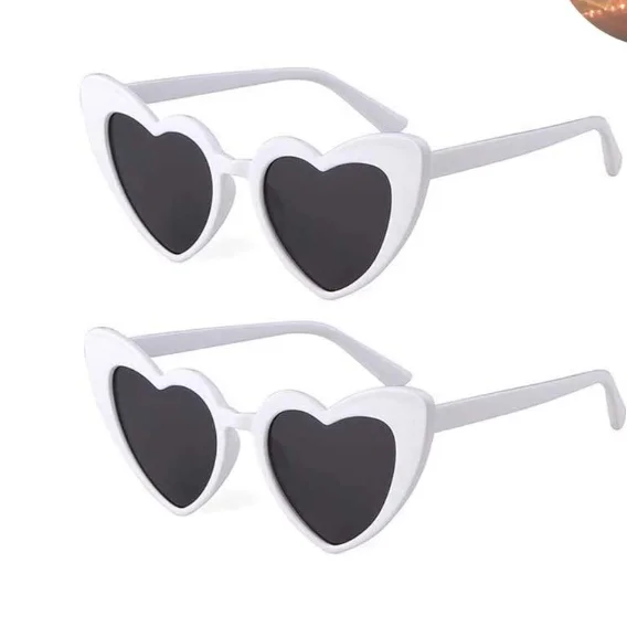 3D Glasses-Hearts Fireworks Diffraction Glasses Special Effect for Outdoor Music Party/Bar/Fireworks Displays，Rave Festival Light Changing Eyewear Pink 
