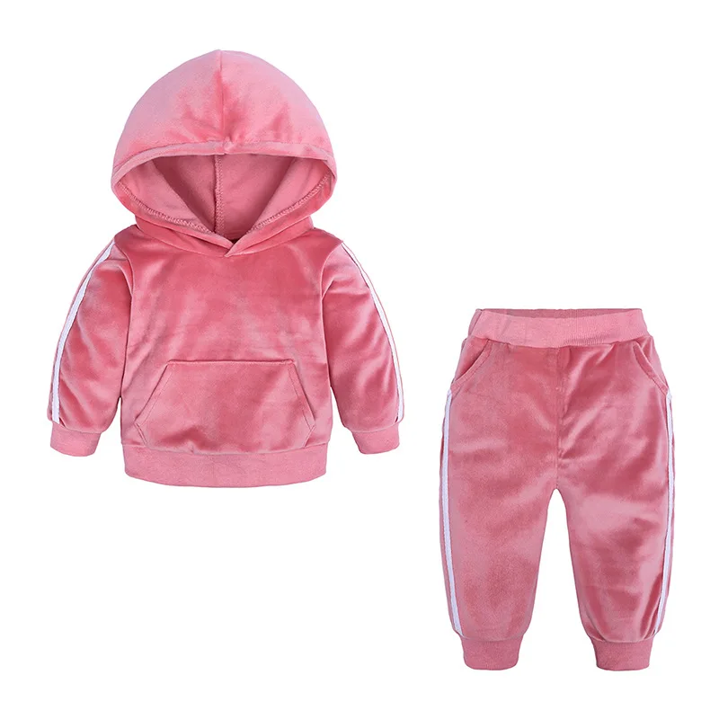 High Quality Children Jogging Baby Boy Girls Jogger Sets Velvet Kids Track Suits Buy Kids