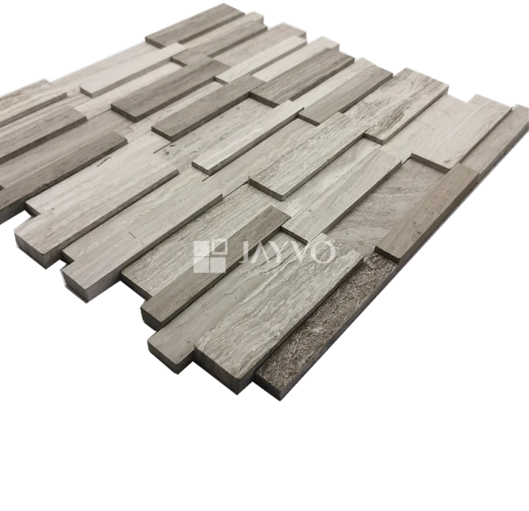 China Suppliers Factory Price Strip Polish Marble Stone Mosaic for Modern Decorative Kitchen Walls Mosaics for Sale