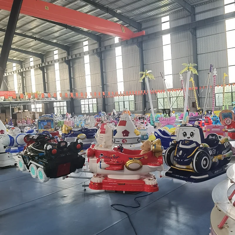 Small Mini Battery Amusement Kiddie Flying Airplane Rotating Plane ...
