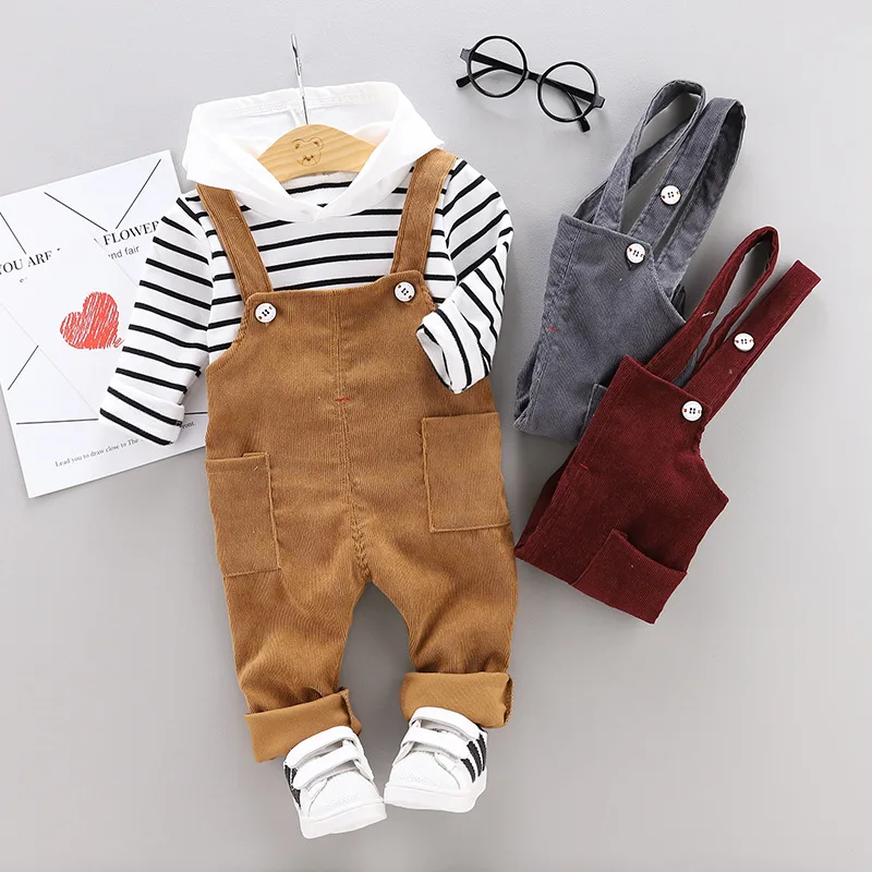 Toddler Baby Boy Clothes Set Kids Striped Tops Suspender Trousers 2pcs Girl Outfits Clothes T Shirt Bib Pants Set Buy Toddler Baby Boy Clothes Set Kids Striped Tops Suspender Trousers 2pcs Outfits Boy T Shirt