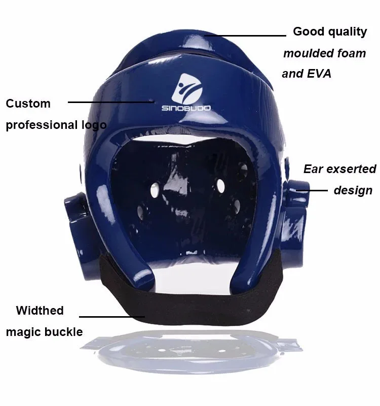 Dipped Foam Martial Arts Helmet Head Gear Guard Taekwondo Helmet For