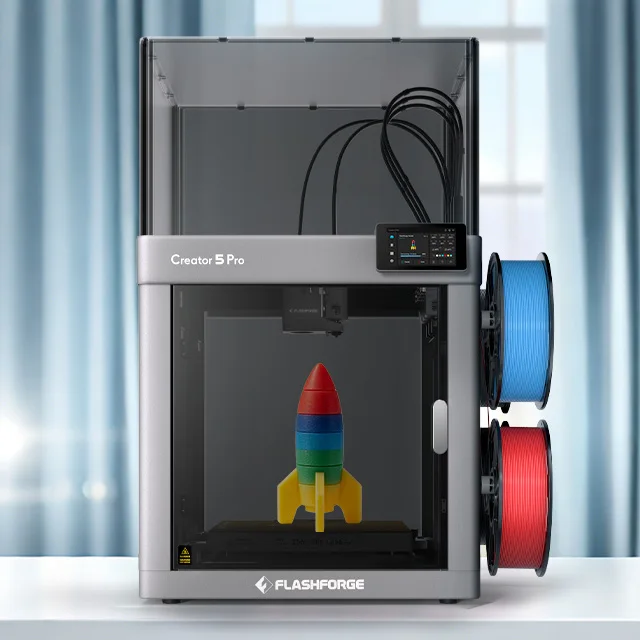2026 New Flashforge Creator 5 Pro 4-nozzle 3D Printer with a