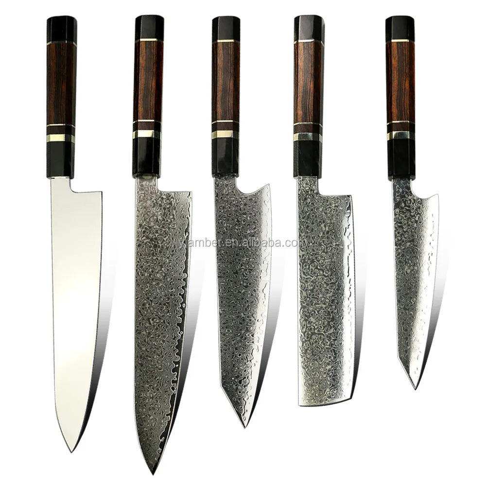 Yangjiang Knife Factory Vg10 Steel 67 Layers Professional Japanese Chefs  Damascus Chef Knife Kitchen Knife - China Damacus Knife and Kitchen Knife  price