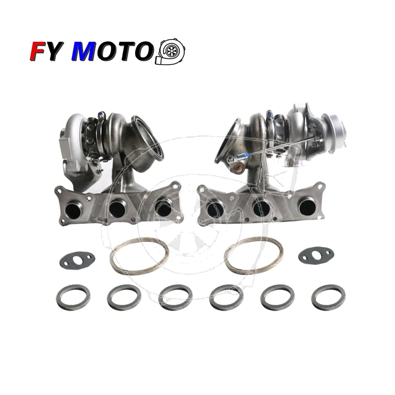 Exhaust Downpipe+intercooler+charge Pipe+inlet Hose Fit For N54 135i