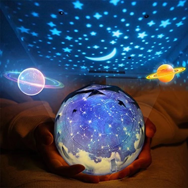 Planetarium dream projection luminous lamp sky magic planet rotating lights led star projector night light