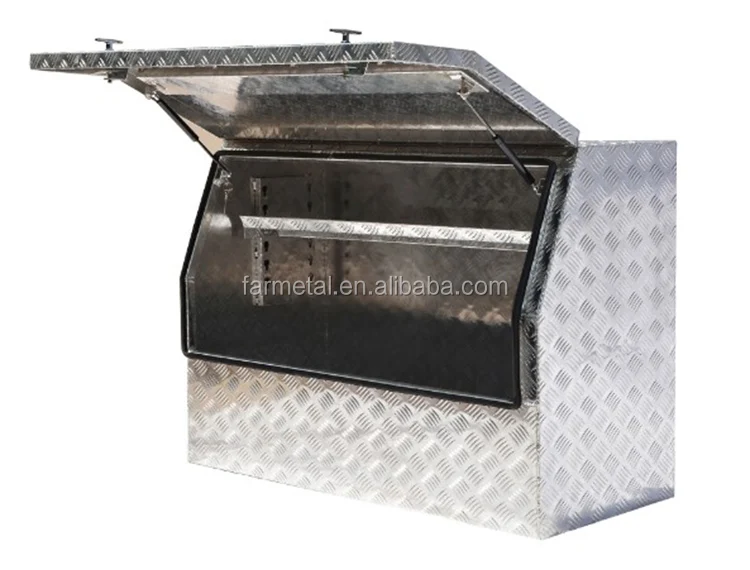 Aluminium Ute Canopy With Top Roof Racks Toolbox Storage Tool Case Kit