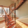 Loft Design Modern Interior Luxury Wood Slab Shade Floating Stairs Rustic Atair Tread Wood Stairs Staircase