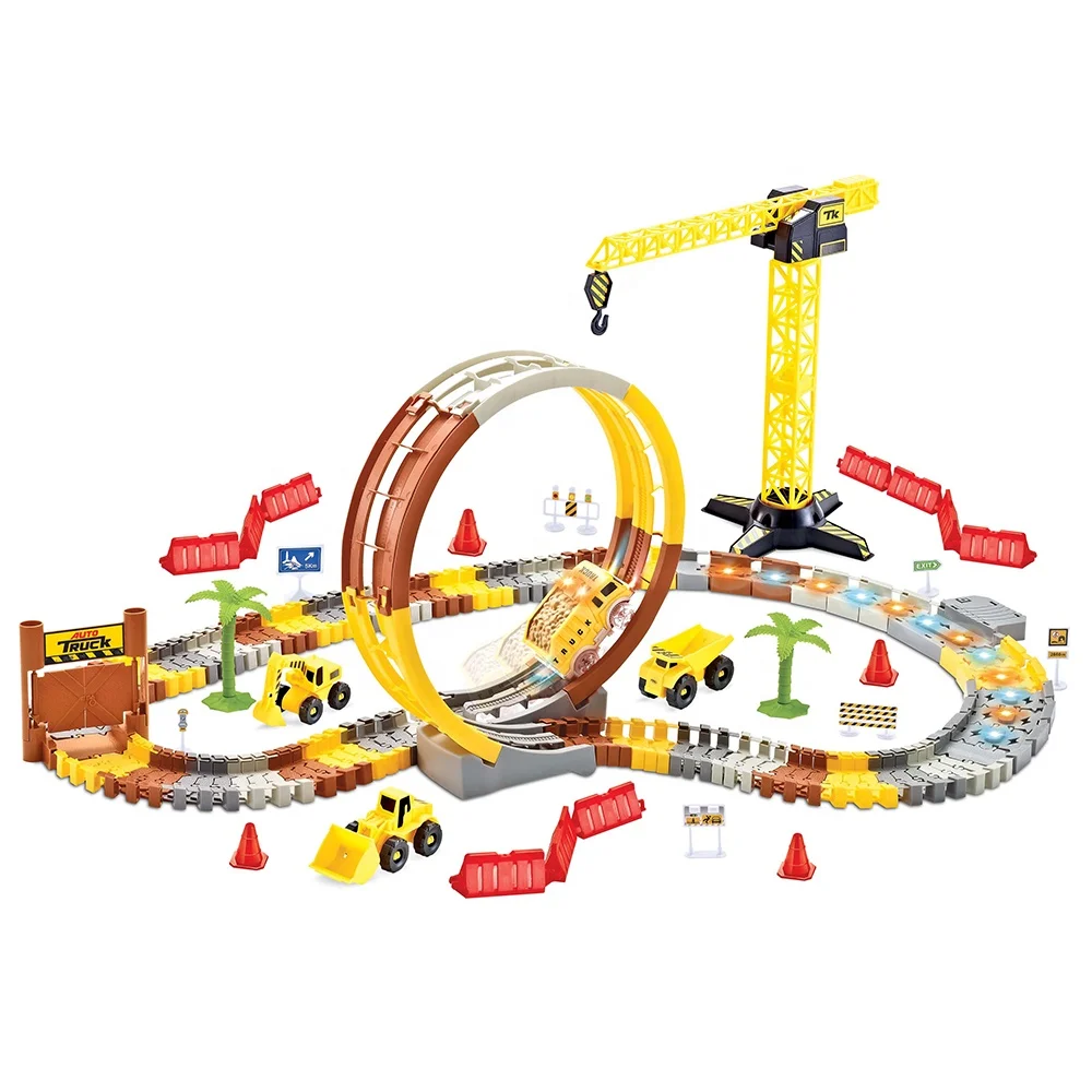 flexible track car set