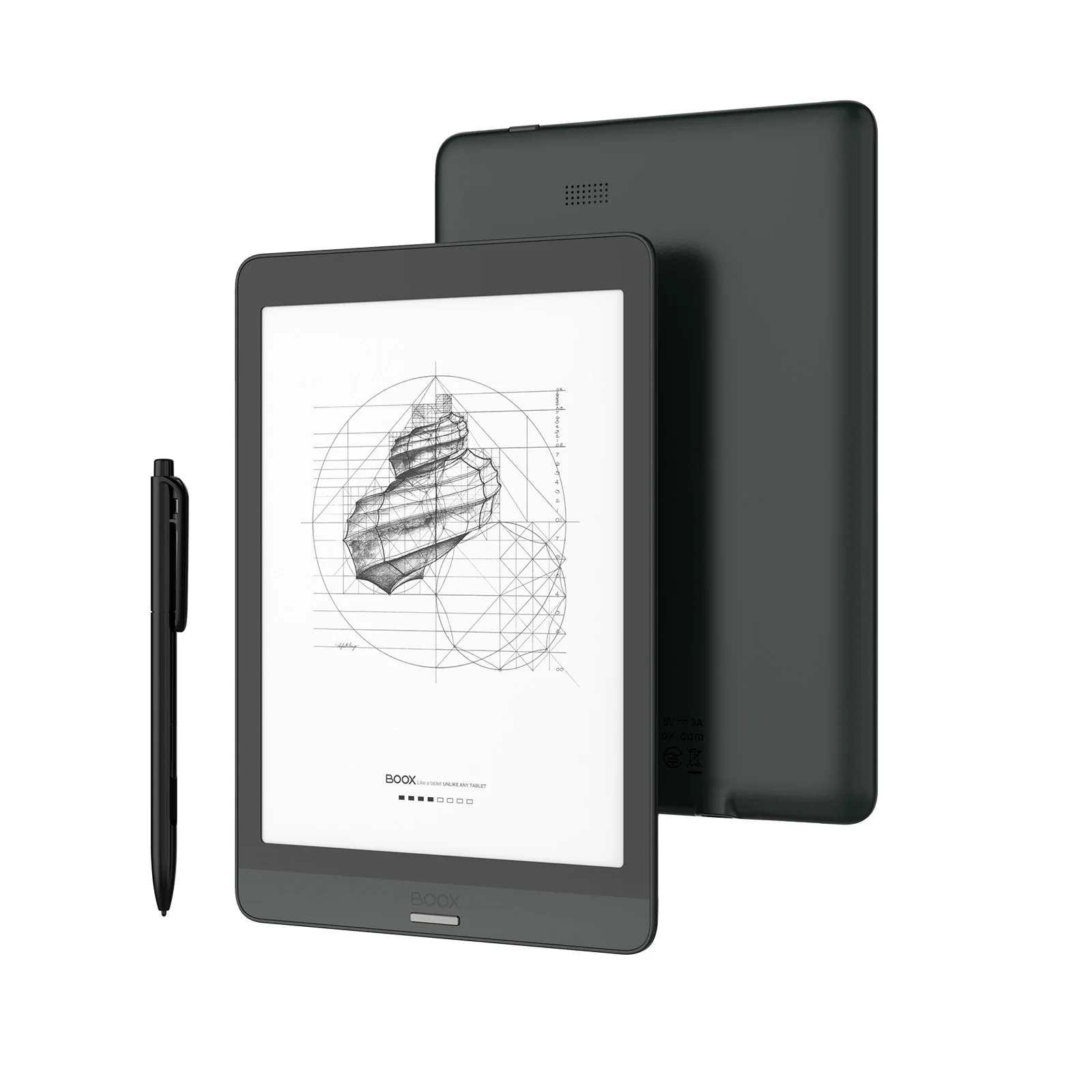 Source Eye-Protective Eink E-reader 7.8 Inch Large Size Onyx BOOX Nova3  with OTG, support Google Play install 3rd party App on m.alibaba.com