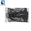 China manufacturer 25mm*200mm multi function reusable durable elastic strap hook and loop with plastic buckle