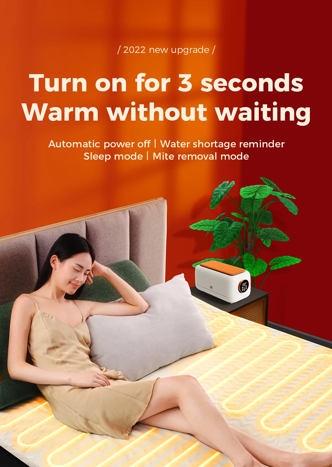 Hot Water Electric Blanket Double Single Double Control Water Cycle