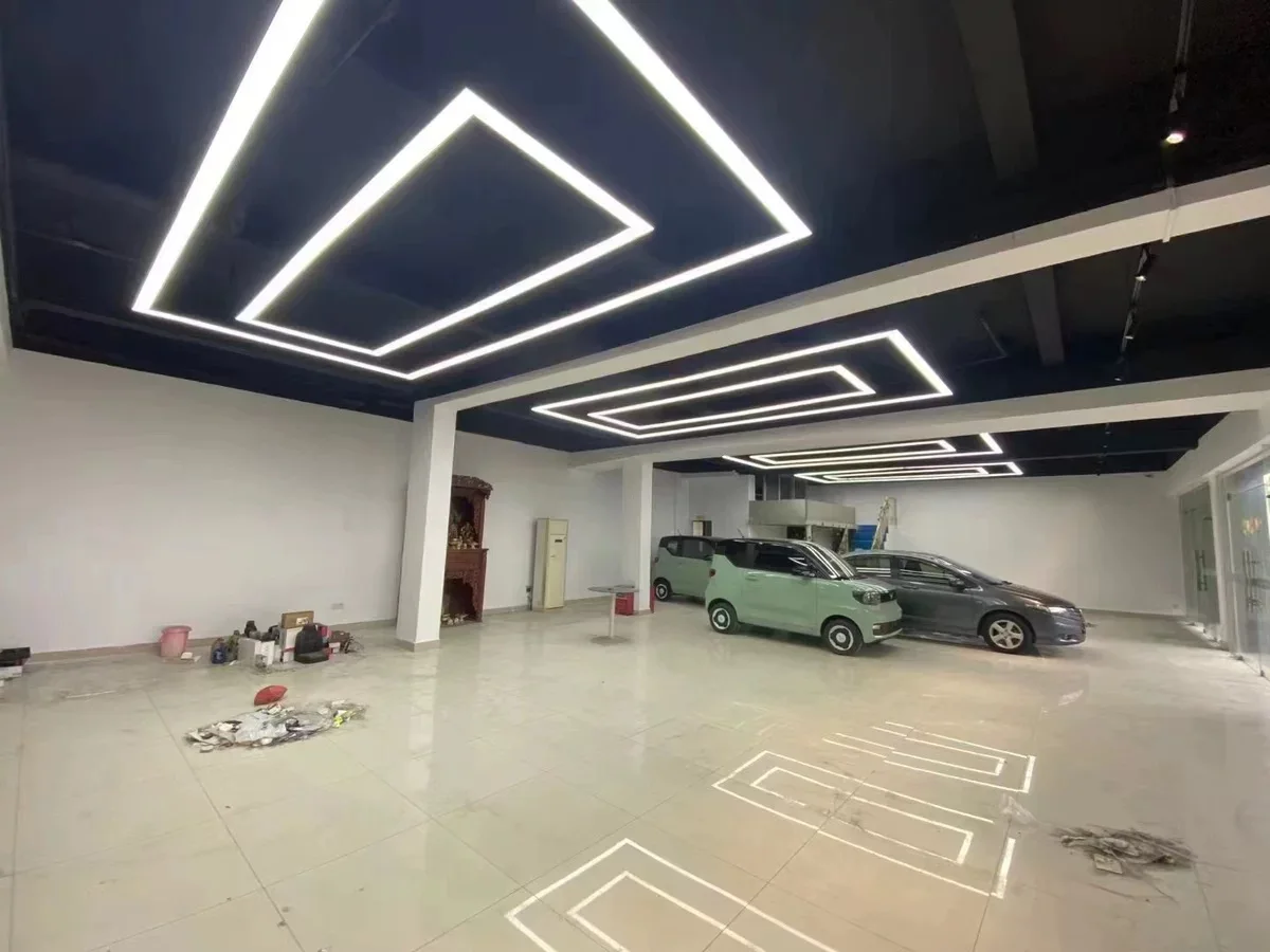 product for ul ce dlc certificated super bright 20w 40w 80w led aluminum linear light pendant for office shop school gym-5