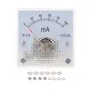 91c4 Ammeter DC Analog Current Meter Panel Mechanical Pointer 1A/2A/3A/5A/10A/20mA/30mA/50mA/100mA/200mA/300mA/500mA