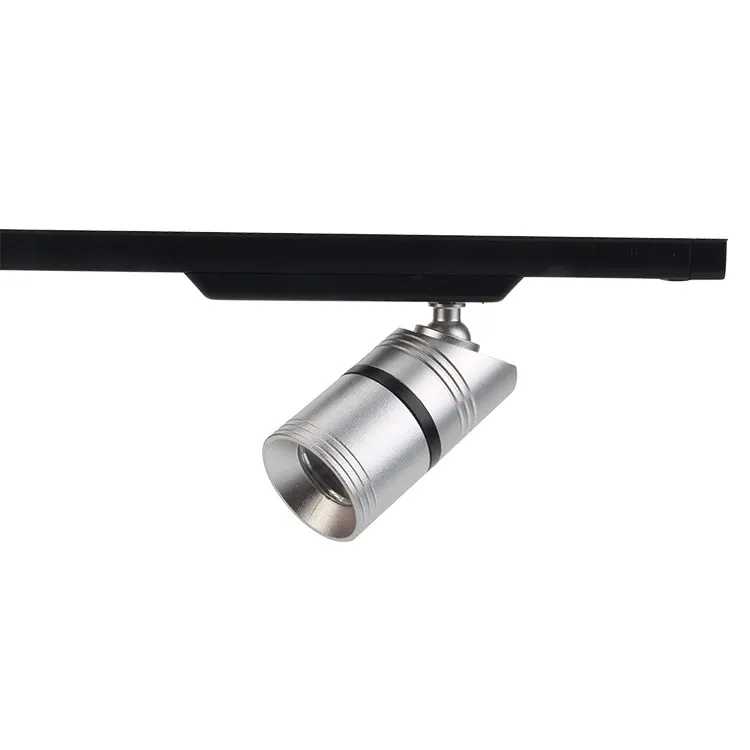 New style magnetic track rail cob mini silver best electronic technology led track light