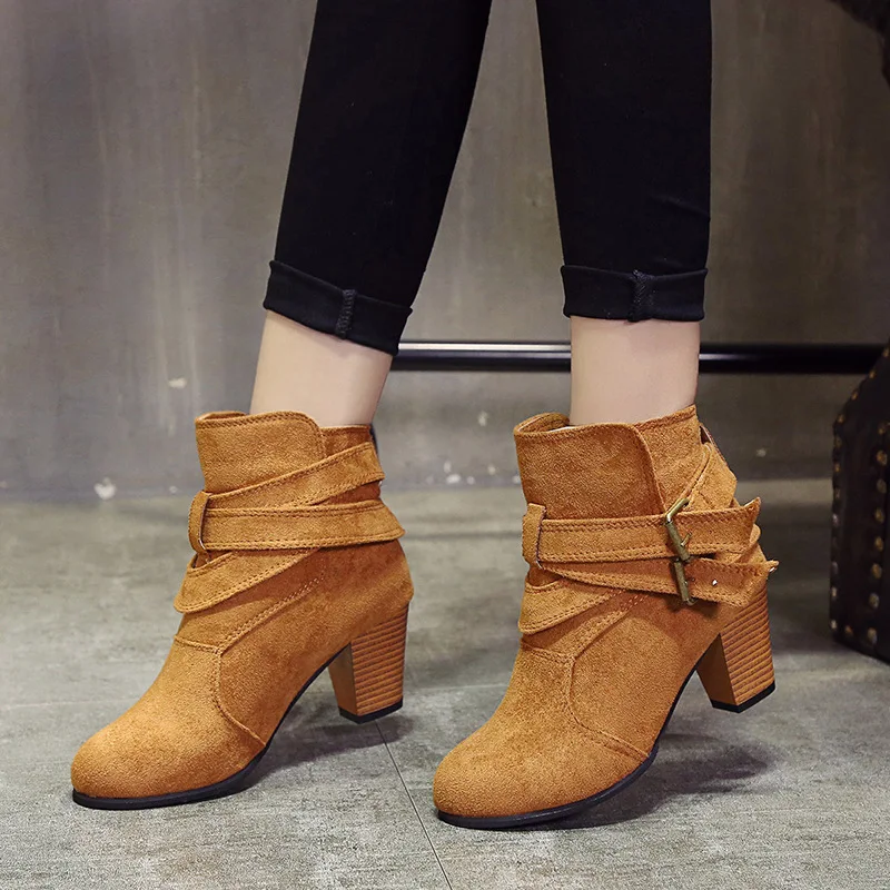 Wholesale Fashion Leather Women's Shoes Cheap Fashion Shoes Women Boots