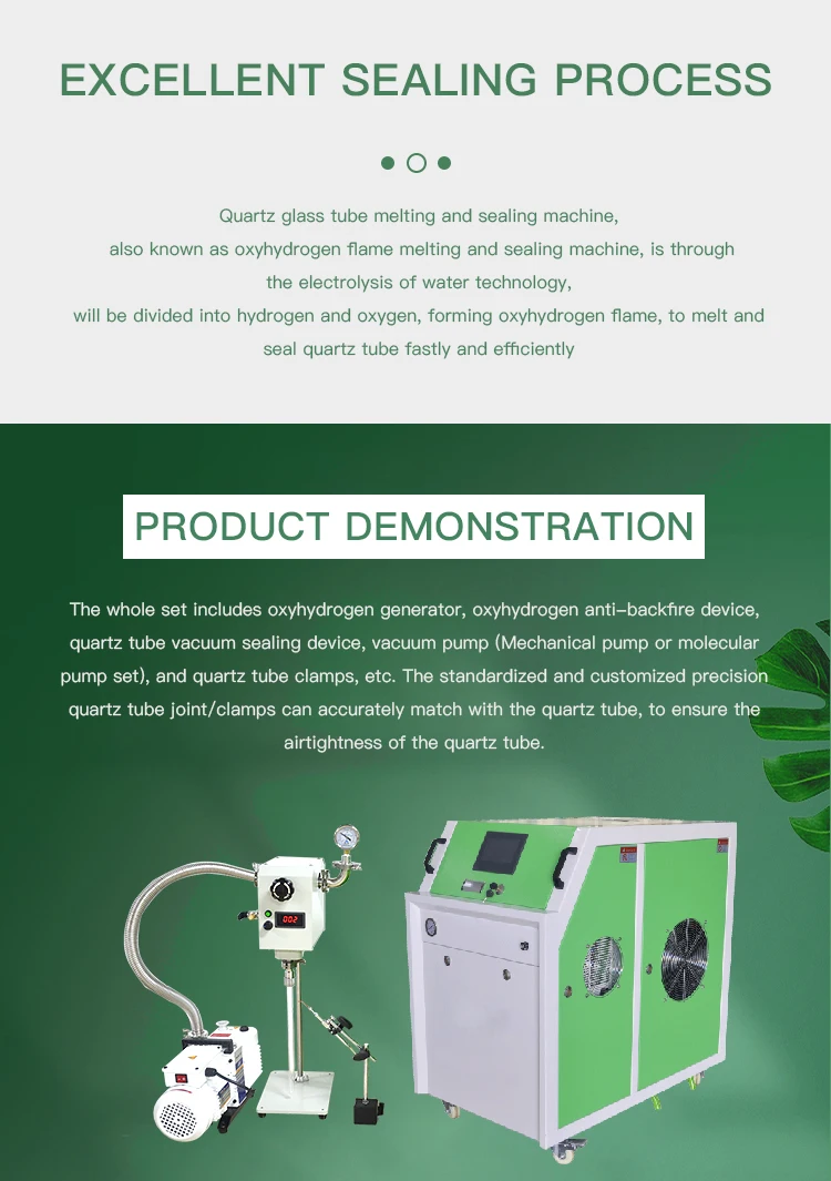 Ampoule Sealing Technique Mechanical Pump Oxyhydrogen Flame Quartz
