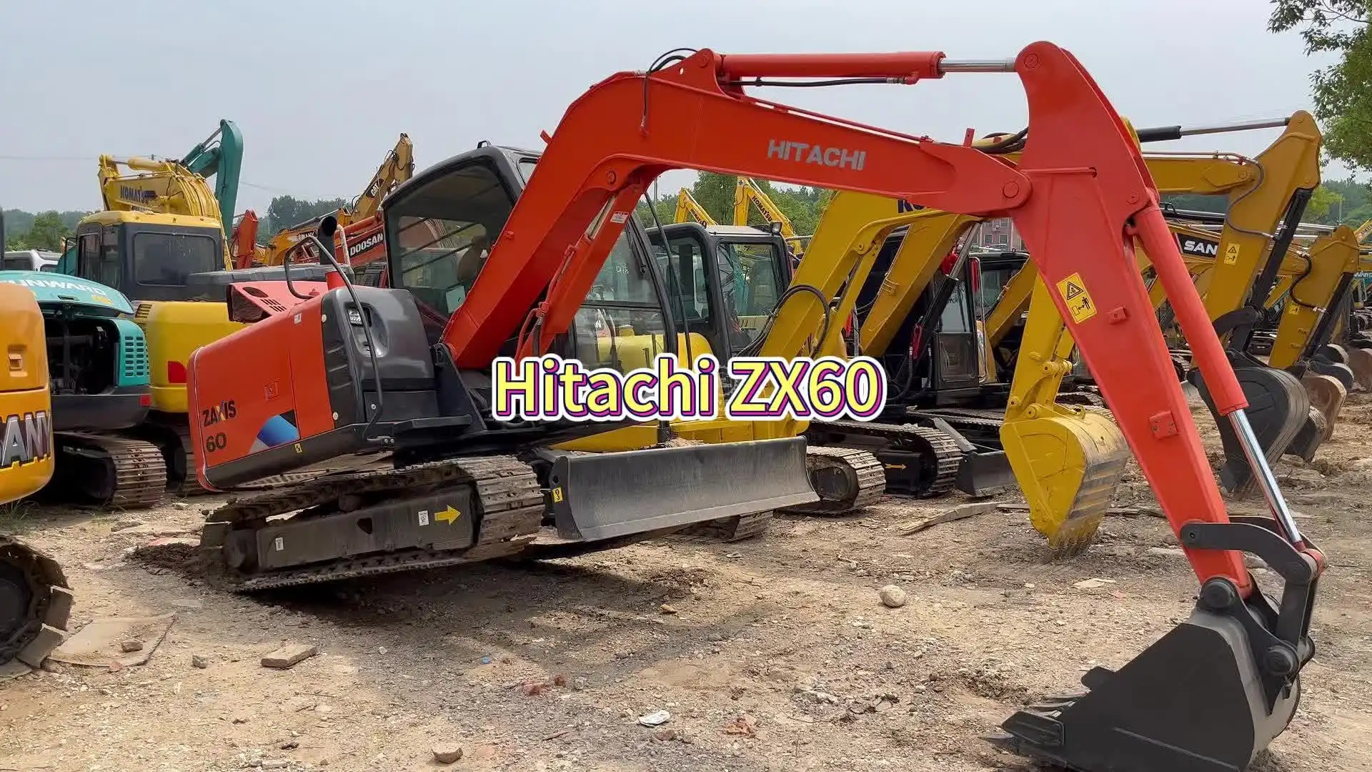 7.5 Ton Mini Excavator From Japan Hitachi Zaxis 75 Zx75us Zx75us-a