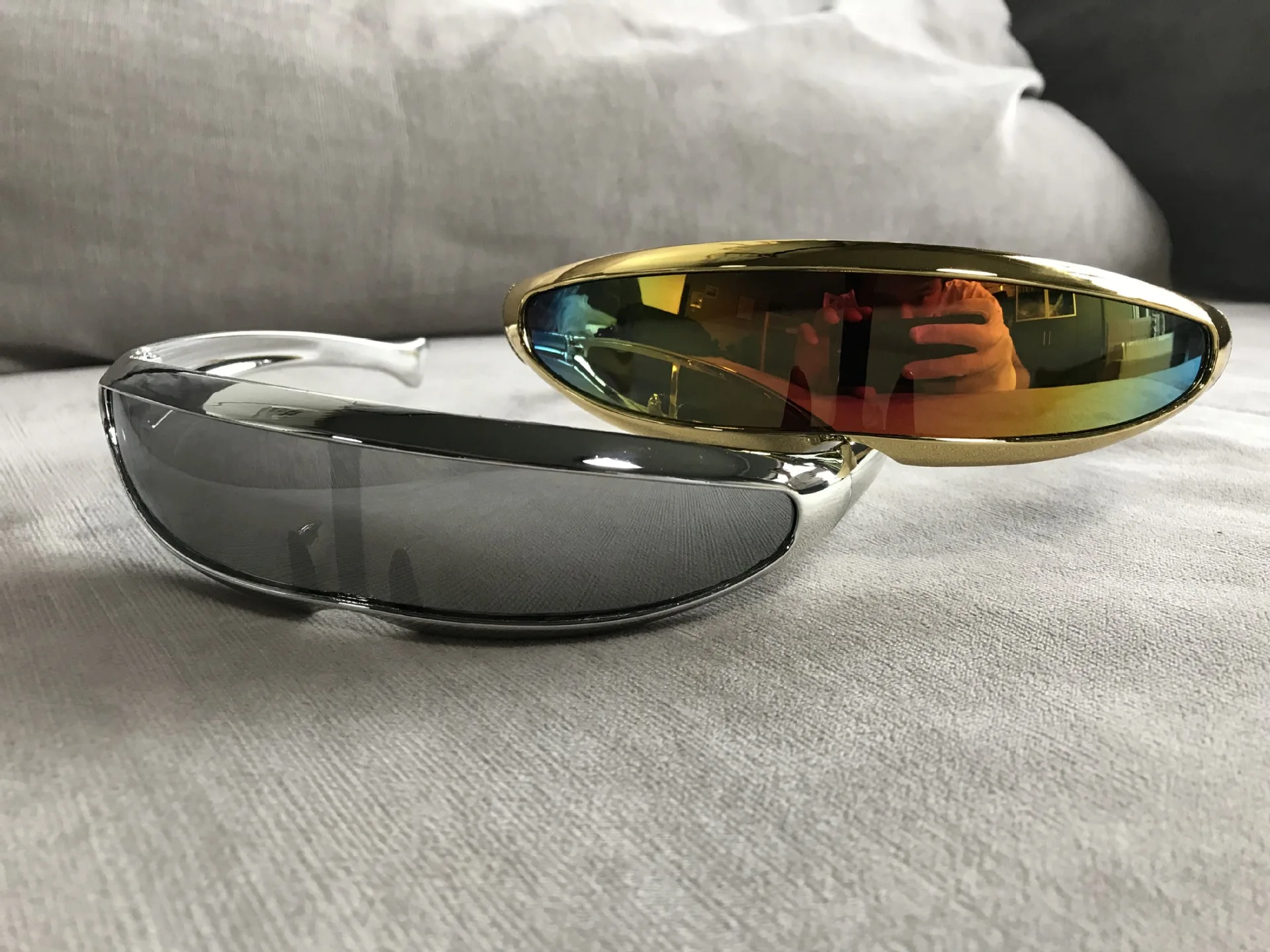 Xman Sunglasses New Cyclops Sunny Sun Glasses Cool Space Alien Party Sunglasses Mirror Buy