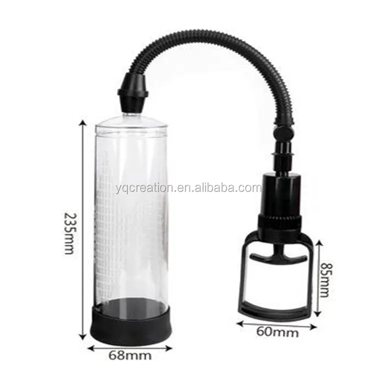 Canvor Male Manual Penis Vacuum Pump Air Pressure Device Enhancer with Cock Ring for Penis Pump Enlargement 
