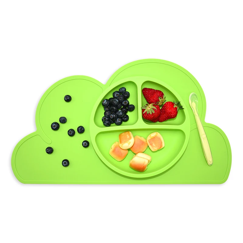 Bhd Kids Placemat Eating Mat Portable Baby Food Feeding Mat Food Grade