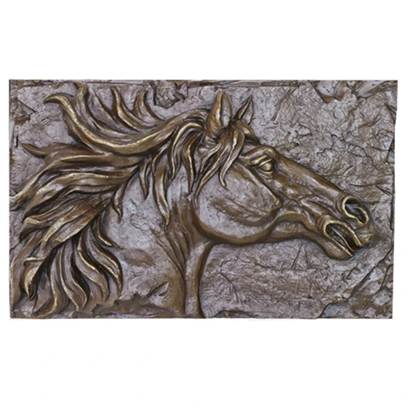 Bronze Wall Art Sculpture Metal Horse Relief Statues Buy Horse Relief Wall Art Metal Horse Relief Horse Wall Art Product On Alibaba Com