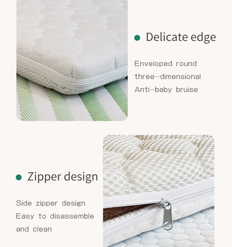Comfort Crib Mattress Baby Children Bed Crib Coconut Fiber Palm Cot Mattress Pad
