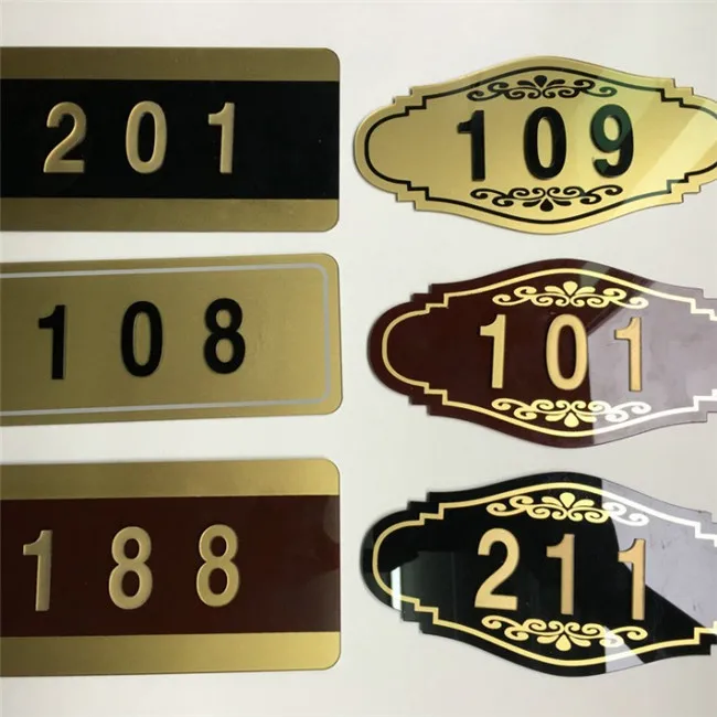 High Quality Acrylic Door Plate,Door Number Plates For Hotel Sign ...