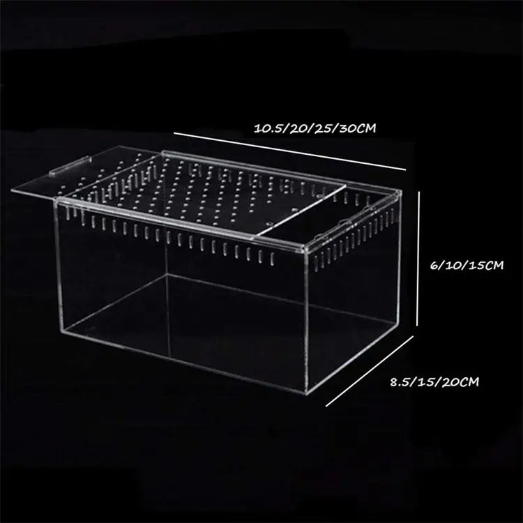 Factory Custom Pmma Plexiglass Enclosure Pet Feeding Box Acrylic Terrarium Reptile Cage Buy