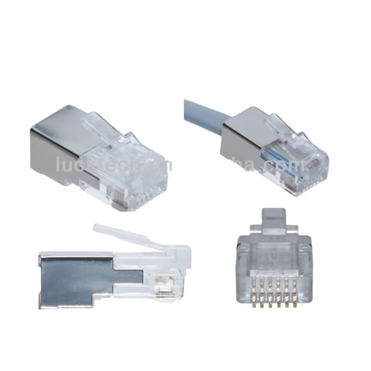 Shielded Rj12 Shielded Rj12 6p6c Plug - Buy Shielded Rj12 6p6c Plug,Rj11 Shielded ...