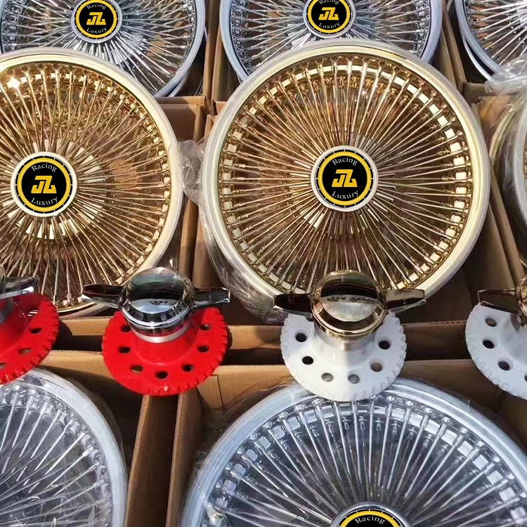 Centerlock Hub Wire Spoke Wheel Knock Off Stainless Steel Rims Daytonas