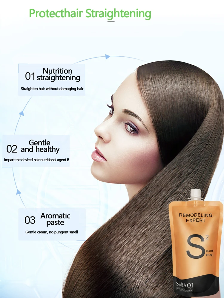 Private Label Natural Hair Styling Permanent Hair Straightening Cream 500ml*2 Buy Hair